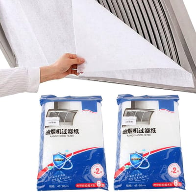 Allecto - Range Hood Vet Filters - 2 Stuks - Voor een Schone Keuken - Papier - Geschikt voor Afzuigkap - Optimale Olie Filtratie