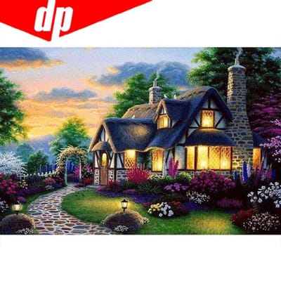 5D DIY volledige Diamond schilderij  House Scenic  mozaïek diamant borduurwerk kruissteek 20X30