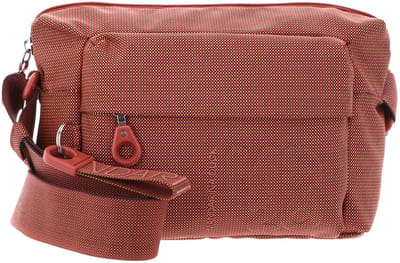 MANDARINA DUCK schoudertas MD20 Small Zip Crossover Pecan Nut lichtrood