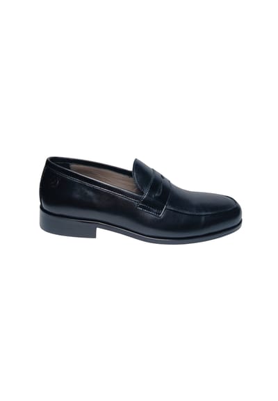 pb10222C9evit000 Pollini Mannen Leder Zwart