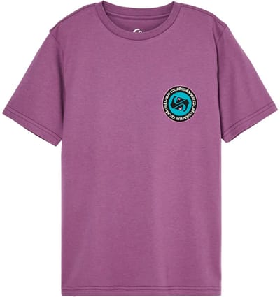 Quiksilver Evo Duality T-shirt Met Korte Mouwen Paars 14 Years Jongen