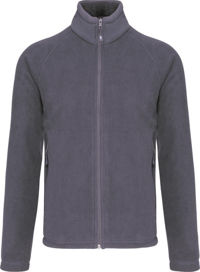 Zware Fleece met rits 'Marco' Kariban Convoy Grijs - S