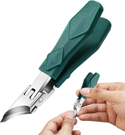 Professionele hoekige nagelknipperset - spatwaterdicht ergonomisch design, antislip en comfortabele handgreep - geschikt voor volwassenen en kinderen, verpakking van 10 stuks