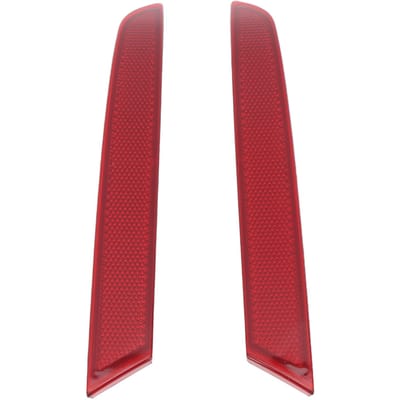 2PCS Réflecteur de Pare-chocs Arrière Gauche Droite PMMA ABS 63147419928 pour X3 SDrive30i 2019 à 2021 brown