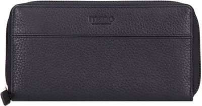 mano Don Tommas Leren Portemonnee 18 cm - Dames - Horizontaal - schwarz