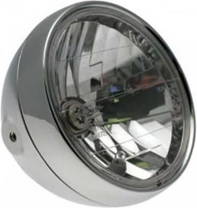 Gekke koplamp voor auto Chroom naakte koplamp Gloednieuw