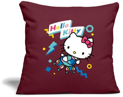 Hello Kitty Jaren 90 Stijlen Met Rolschaatsen Sierkussenhoes, 45 x 45 cm