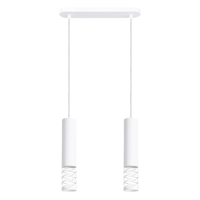 Sollux Lighting Wandlamp Lami - GU10 - wit - staal - 33x6x125cm
