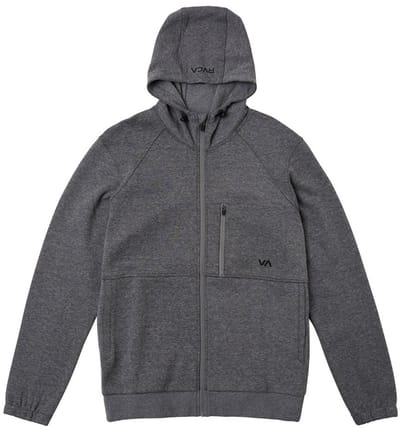 Rvca Va Sport Tech Sweatshirt Met Rits Grijs L Man