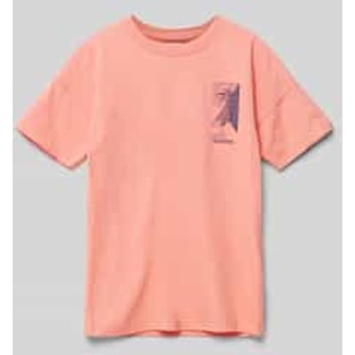 T-shirt met labelprint