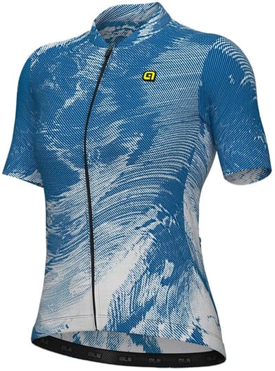 Ale Pr-e Fan Korte Mouw Wielertrui Blauw M Vrouw