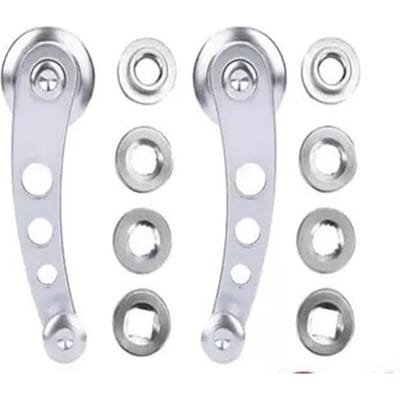 2 Stuks Automotive Algemene Venster Rocker Handvat Aluminium Rocker Lift Hand Shaker Fit voor Auto Ybm