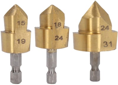 Dailygoody - PPR Lifting Drill Set - 3-delige set - voor waterpijpen - 1/4 inch hex shank - handige booraccessoires - geschikt voor diverse toepassing
