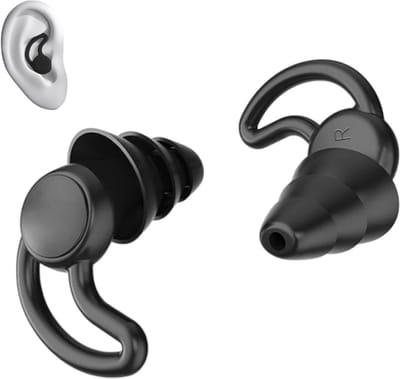 1 paar - Zwemoordopjes - Slaapoordopjes - Geluidsdempende oordopjes - Siliconen - Waterdicht - Geluidsreductie - Unisex - Gehoorbescherming - Geschikt voor geluidsisolatie, geluidsreductie en zwemmen - Zwart