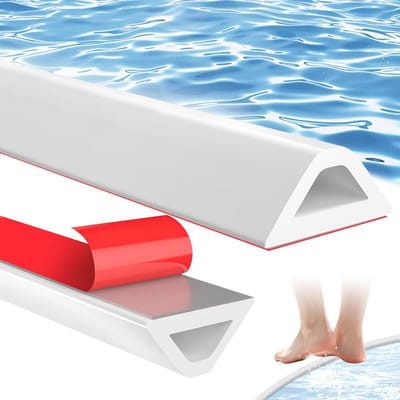Zelfklevende Siliconen Douchestrip Hoogte 1,4 cm Waterkering 4 Meter