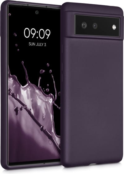 kwmobile telefoonhoesje geschikt voor Google Pixel 6 - Hoesje voor smartphone - Back cover in metallic braam