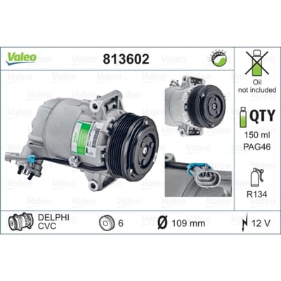Compressor airconditioning VALEO 813602