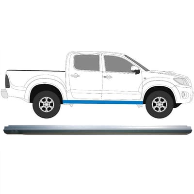 Reparatie dorpel voor Toyota Hilux 2005-2015 / Links = Rechts (symmetrisch)