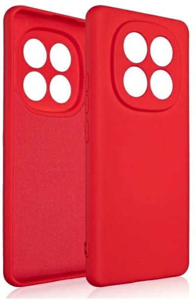 Beline Silicone Serie - Smartphonebeschermhoes - Czerwony - Geschikt voor Xiaomi Redmi Note 14 Pro