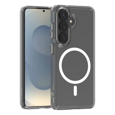 imoshion Hoesje - Geschikt voor Samsung Galaxy S26 - Protective Backcover met Magnetische Ring - Transparant
