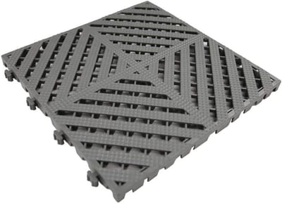 Modulaire Dektegels - In elkaar grijpende Tegels - Garage Vloeren - Heavy Duty Ontwerp - 20 stuks - Grijs