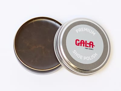 GALA Premium Shoe Polish 50 ml (schoenpoets voor glad leer) - Donkerbruin