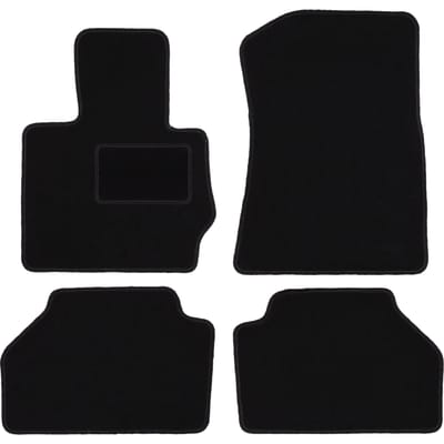 Zwarte velours vloermatten voor: BMW X3 F25 SUV (2010-2017)