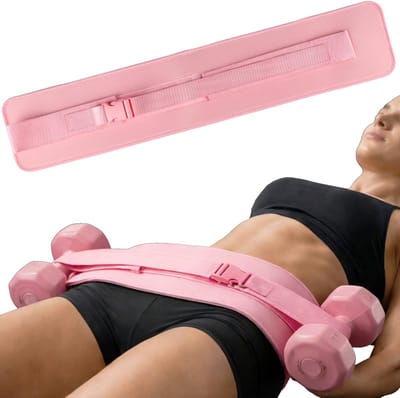 Heupduwriem-pasvormig voor dumbbells-kettlebells-gewichtsplateaus-verstelbaar-antislip voering-comfortabel heupbrug gewichtriem-thuis-en sportschoolgebruik
