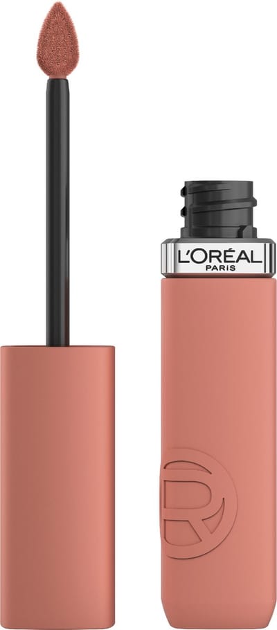 L'Oréal Paris Infaillible Matte Resistance lippenstift Nude – Langhoudende Vloeibare Lipstick met een matte finish Verrijkt met Hyaluronzuur – Vegan – 601 Worth It – 5ml