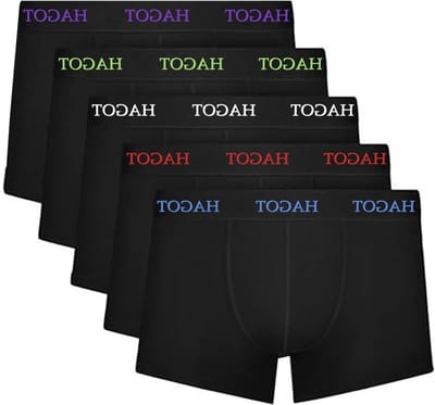 Set van 5 heren boxershorts met elastische tailleband, ademend en comfortabel katoen, stretch fit ondergoed voor optimale bewegingsvrijheid