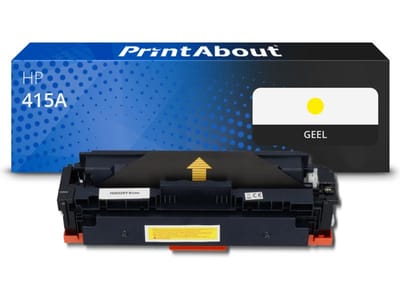 PrintAbout huismerk Toner 415A (W2032A) Geel Geschikt voor HP