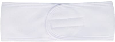 Haarsoires Haarband Make-Up 8cm – Beauty – Verstelbaar Klittenband – Wit - Skincare & Spa Hoofdband