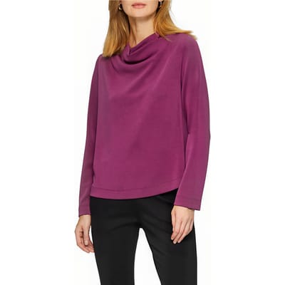 s.Oliver  Sweatshirts Fuchsia Size: 42 | Long-Sleeved Tops Outlet | Dames | Paars