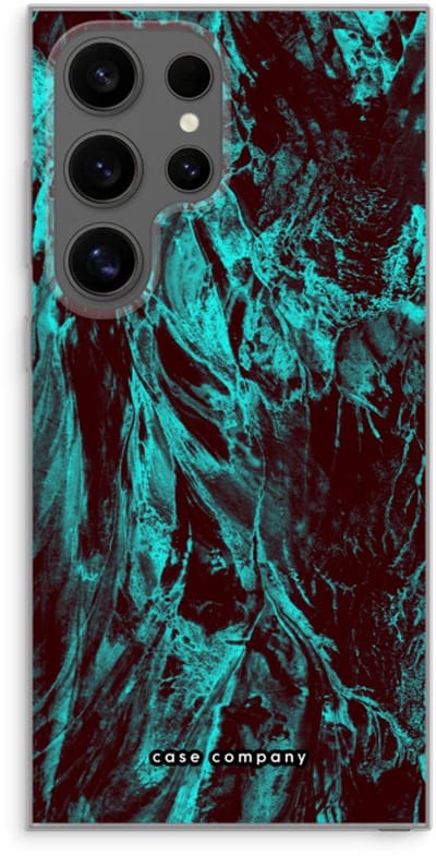 Case Company® - Hoesje geschikt voor Samsung Galaxy S24 Ultra hoesje - Ice Age - Soft Cover Telefoonhoesje - Bescherming aan alle Kanten en Schermrand