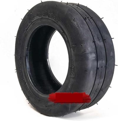 Kartband Tubeless - Gladde Voorband - Precisie Rijden - Versterkte Zijwand - 80/60-5 - Zwart