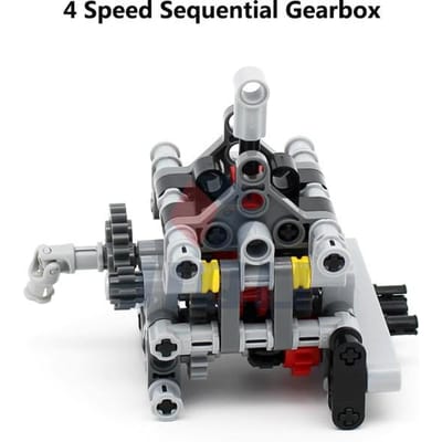 MOC High-tech Multi-speed Motor Versnellingsbak Set Bouwstenen Bakstenen Compatibel met Motor PF Doe-het-zelf Speelgoed