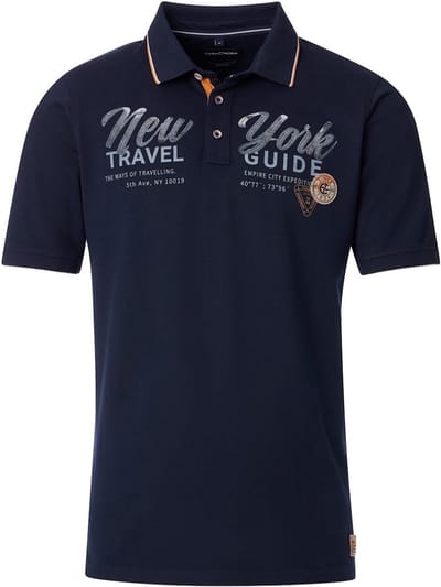Casa Moda New York Collectie Heren Poloshirt 954384600-105 - L