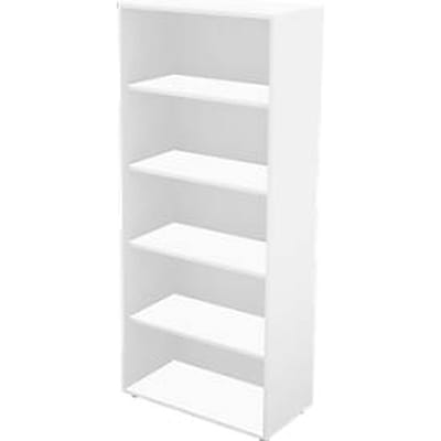 Schäfer Shop Genius Boekenkast TETRIS WALL, 5 HC, B 800 x D 420 x H 1880 mm, wit