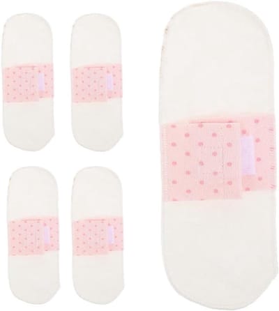 Herbruikbare Maandverbanden - Wasbare Pads - Intieme Hygiëne - Extra Absorberend - 5 Stuks - Wit