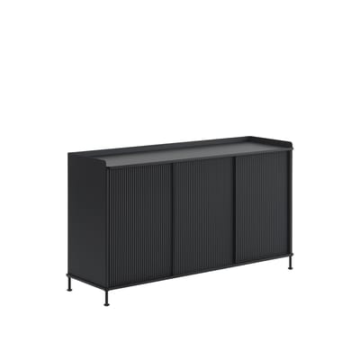 Muuto Enfold Sideboard - 148 x 45 cm - zwart/zwart