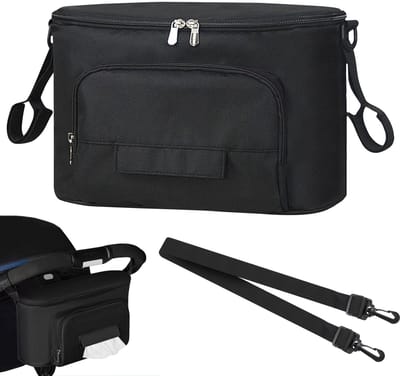 Unyqoos® Universele babywagen organizer met verstelbare riem en waterdichte stof