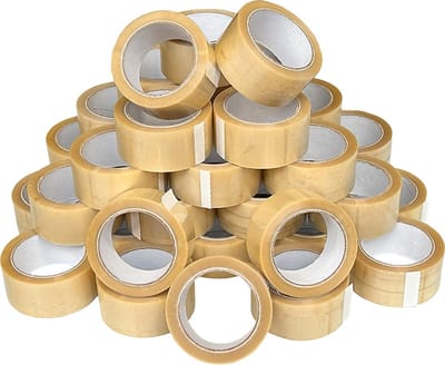 Kortpack - PP- Acryl Verpakkingstape 48mm breed x 66mtr lang - Transparant - 36 rollen - Kerndiameter: 76mm - Dozentape - Plakband - (020.0850)