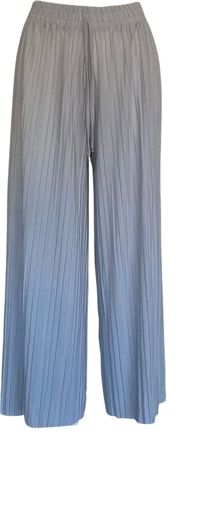 Hoogwaardige Dames Flare Broek / Pants | Flared Pantalon | Lichtgrijs - Maat S