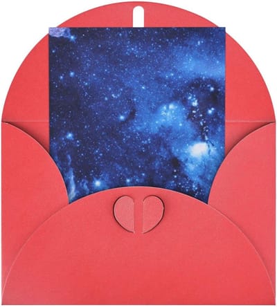 Wenskaarten Set - Alle Gelegenheden - Kaarten Versturen - Parelmoer Papier - One Size - Rood