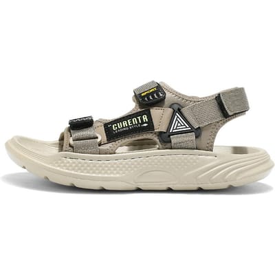 Merk Klassieke Herensandalen Zomer Echt Lederen Sandalen Heren Outdoor Casual Lichtgewicht Sandaal Mode Heren Sneakers Maat 38-46 41 gray