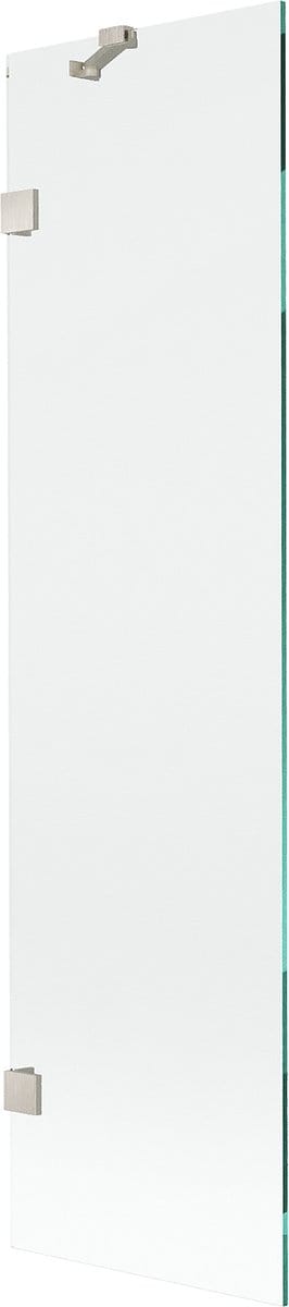 Mexen Lunar badscherm 1-deurs 50 x 150 , transparant, geborsteld nikkel - 897-050-000-97-00