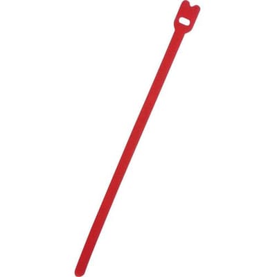 FASTECH® Klittenband kabelbinder Om te bundelen Haak- en lusdeel (l x b) 200 mm x 7 mm Rood 100 stuk(s)