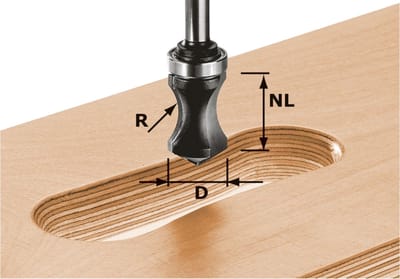 Festool HW S8 R16/NL32 Handgreepfrees HW