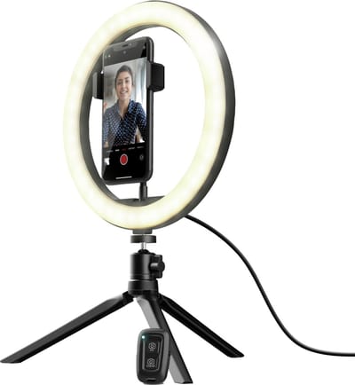 Trust Maku - Vlogkit - Ringlamp - Tripod met Telefoonhouder