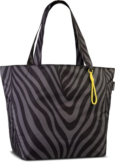 Fabrizio Strandtas Zebra Zwart-Grijs